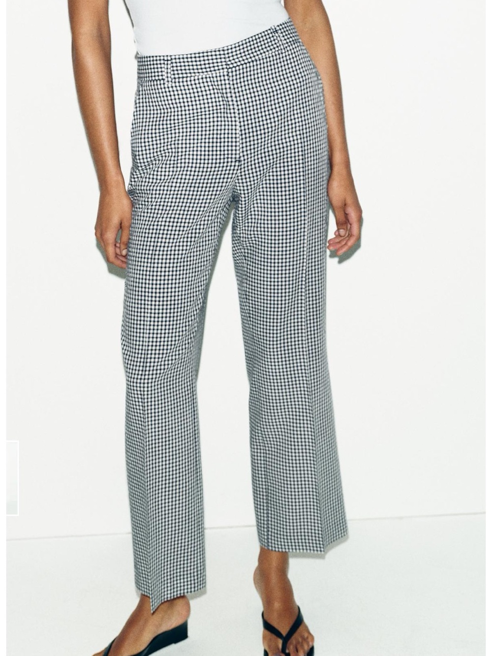 Zara Gingham Pants
